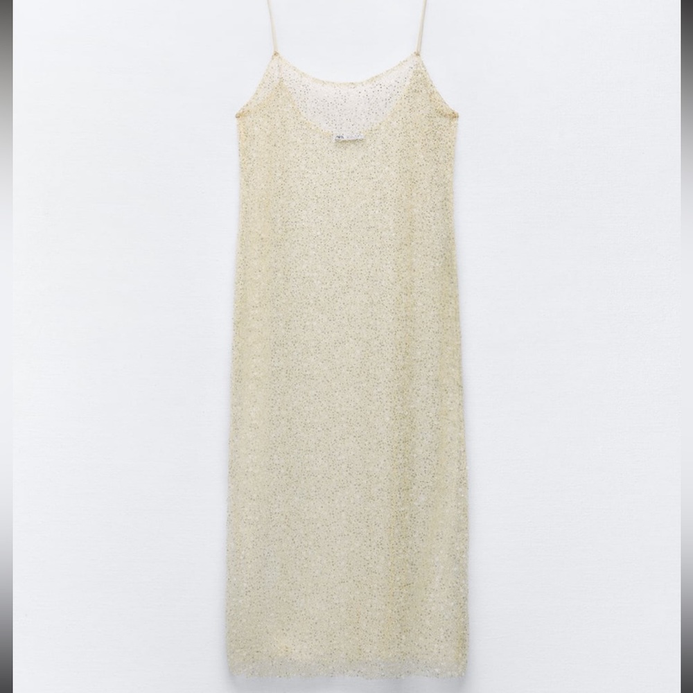 Zara sequin dress
